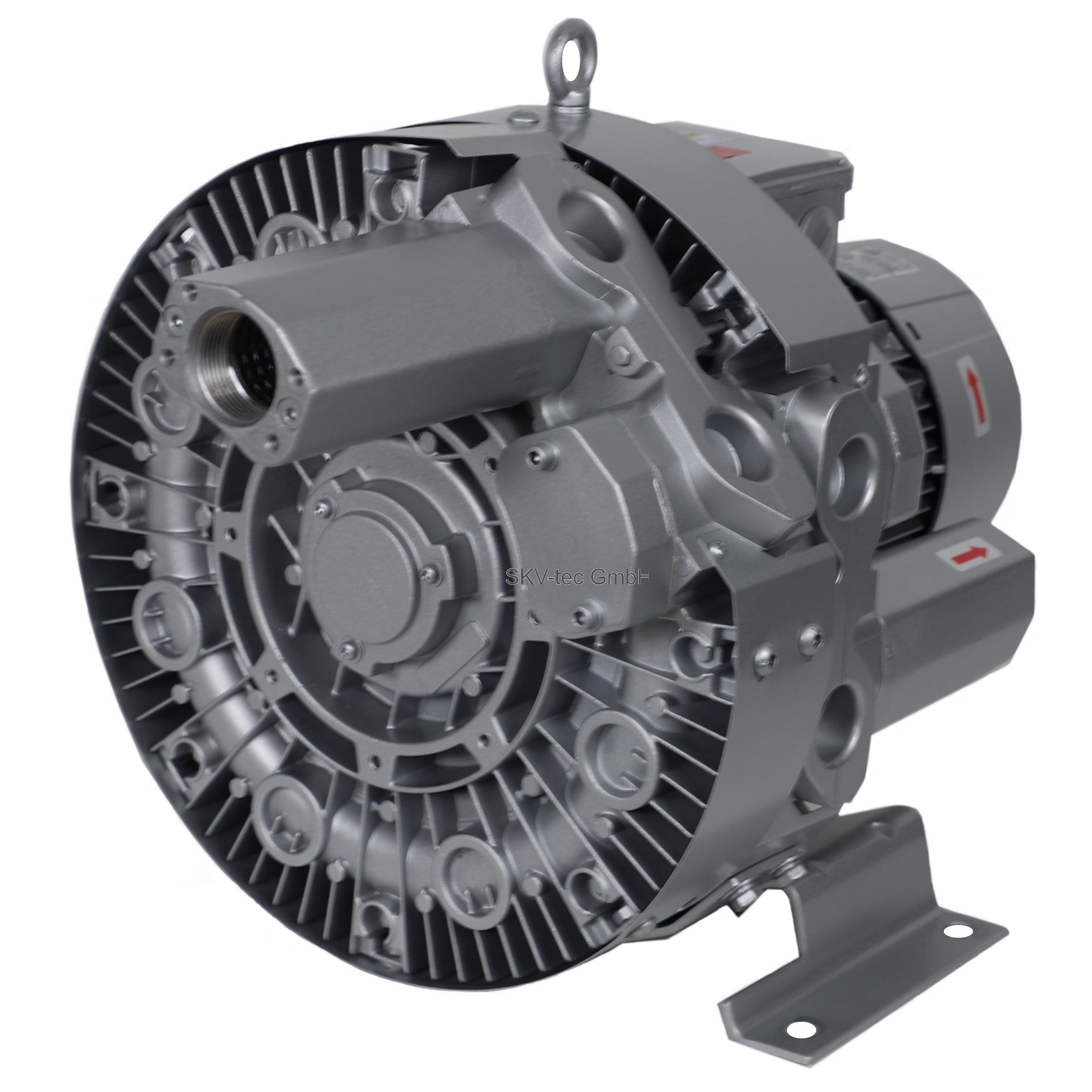 double stage ring blower with 87 m³/h