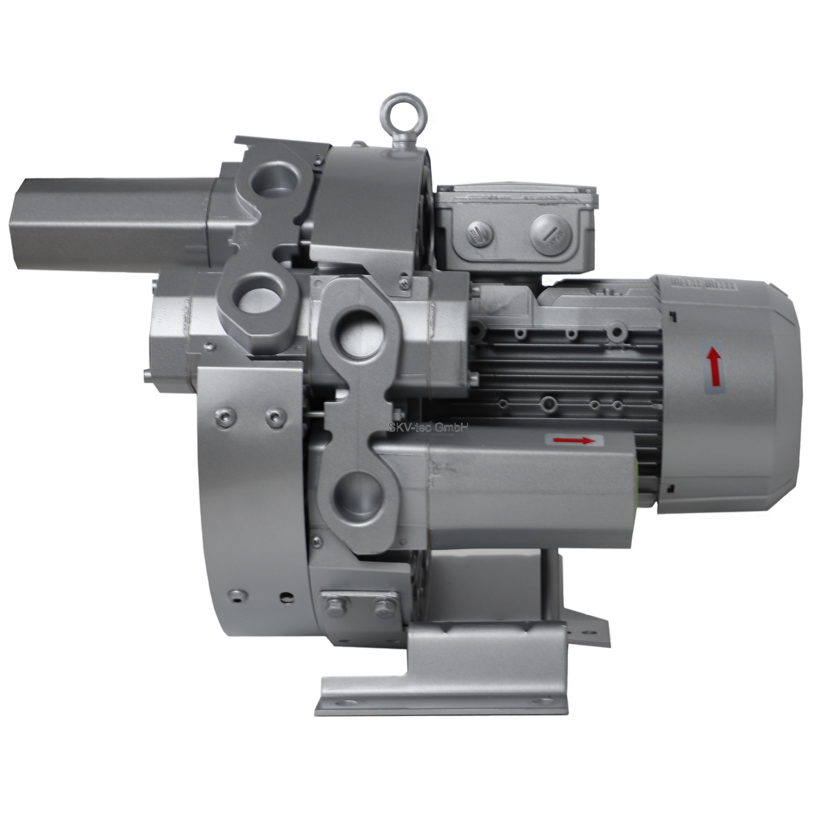 double stage ring blower with 87 m³/h